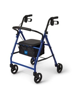 Medline Basic Steel Rollator with 6" Wheels