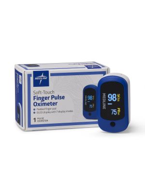 Medline Soft Touch Fingertip Pulse Oximeter, OLED Display