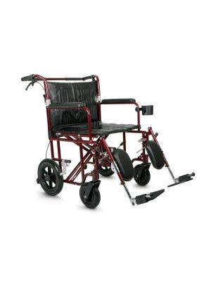 Medline 22"W Freedom Plus Lightweight Bariatric Transport Chair